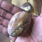 Pink Ocean Jasper Palm Stones