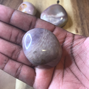 Pink Ocean Jasper Palm Stones