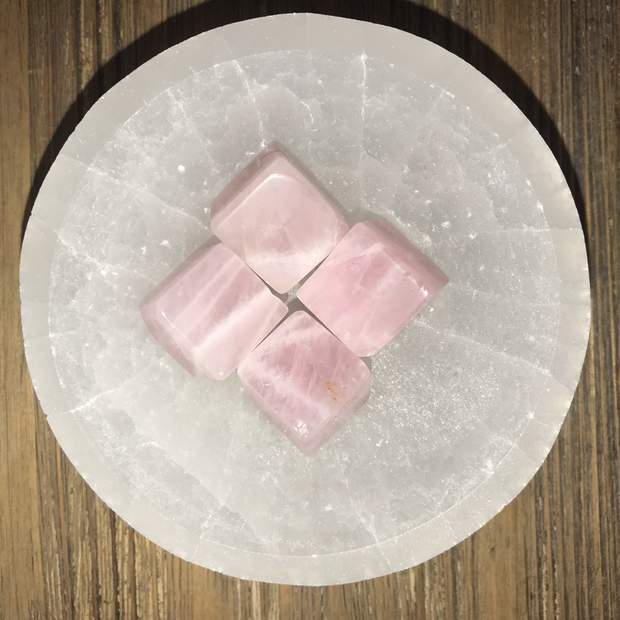 Rose Quartz Cubes