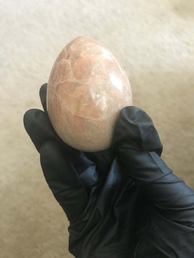 Peach Moonstone Egg