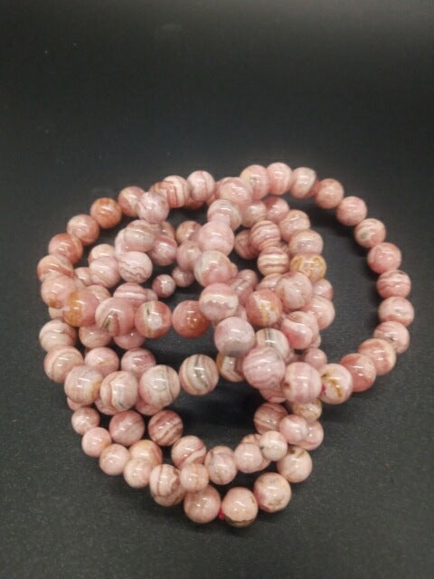 Rhodochrosite Bracelets (8mm)